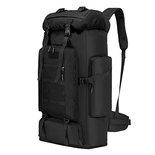 MISWAN Outdoor Rucksack Groß 70-100l Wasserdicht Militär Rucksack Trekkingrucksack Survival BW Ausrüstung Backpacker Notfallrucksack Gefüllt Fluchtrucksack für Herren Reisen Wandern Flucht Trekking
