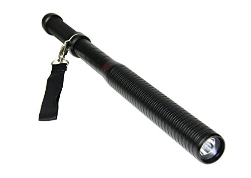 kh security hochleistungs-LED Stab-Taschenlampe Heavy, inklusive Stroboskoplicht, 160166 (Waffenschein für die Schweiz wird benötigt)