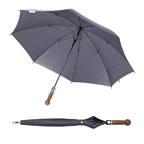 Sicherheitsschirm mit gratis Videokurs | Unzerbrechlicher Defense Regenschirm zur Abwehr | XXL extra lang mit 103cm | Sicherheits Verteidigungs Schirm